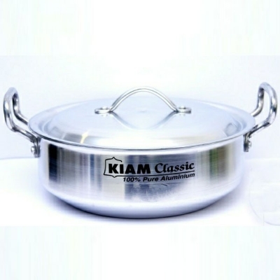Picture of Kiam Aluminium Wokpan 30CM With Lid 30CM