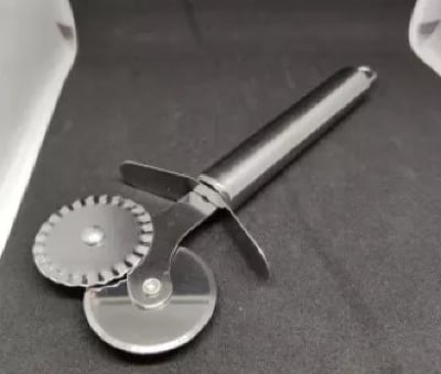 Picture of Stainless Steel Pizza Cutter 2 in 1 Multicolor