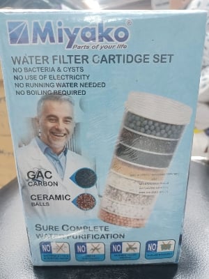 Picture of 1 PC Miyako 8-Layer Water Filter Cartridge Set 