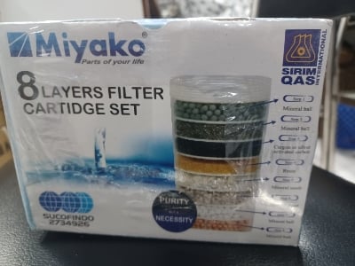 Picture of 1PC Miyako 8-Layer Water Filter Cartridge Set 