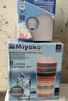 Picture of 1 PC Miyako 8-Layer Water Filter Cartridge Set & Miyako Dome 