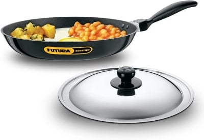 Picture of Hawkins Futura Frying Pan 26 cm with SS Lid NF26S Black