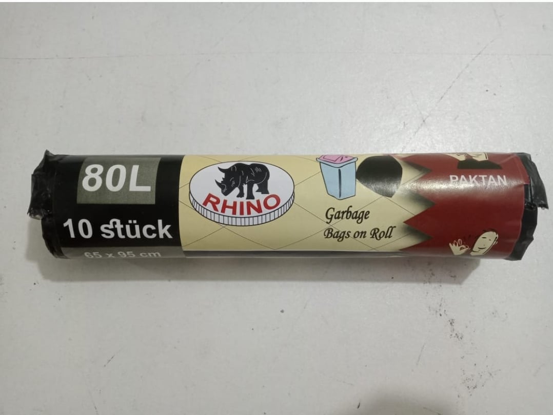 Picture of High Quality - Roll 10 pc 80 liter garbage bag - Easy to Use And Maintain - Refine and Excellent Multicolor