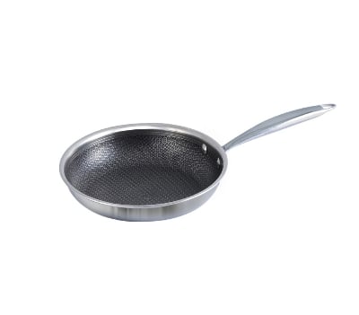 Picture of Kiam 28CM Tri Ply Honeycomb Stainless Steel Fry Pan Without Lid INDUCTION BOTTOM Multicolor