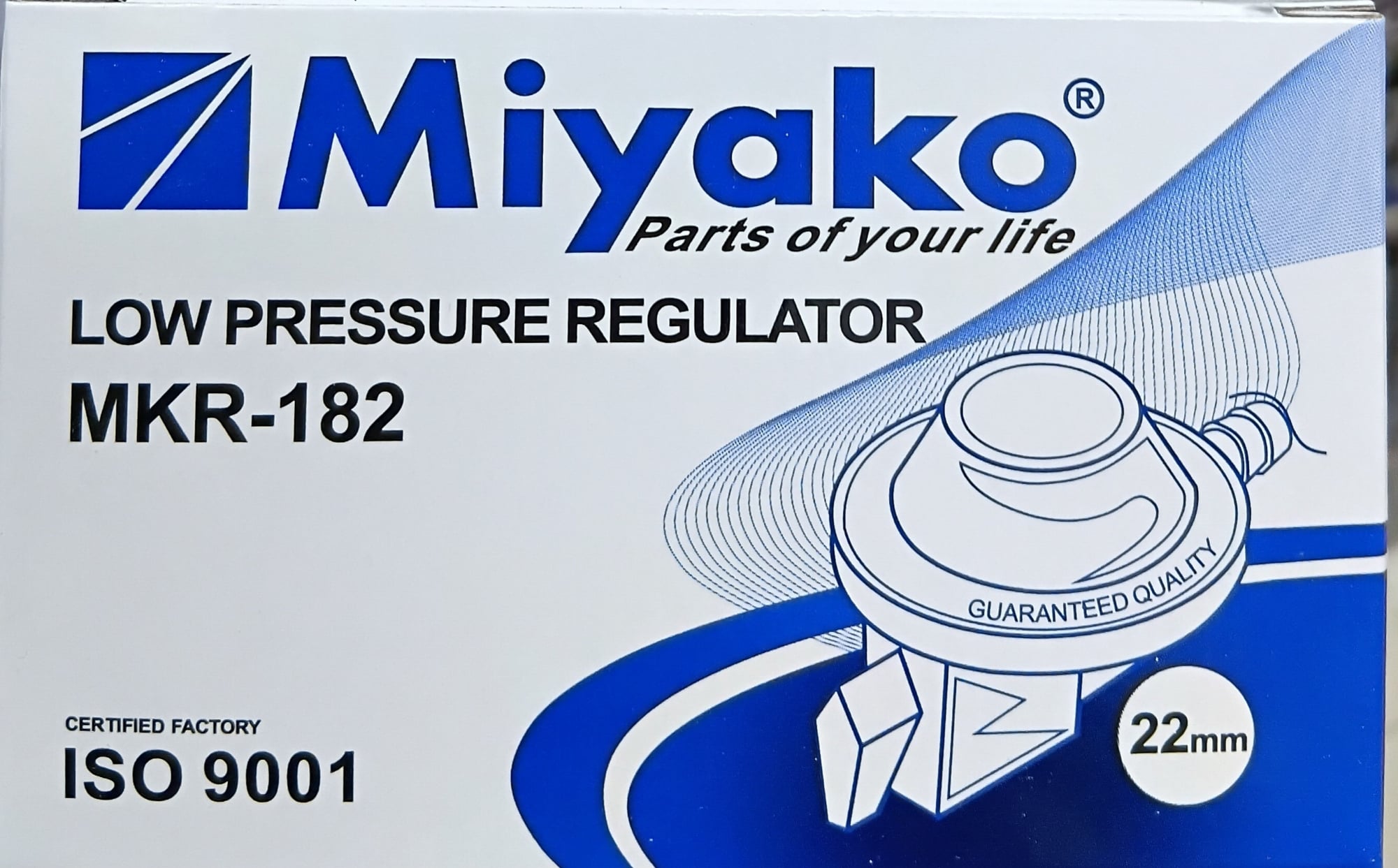 Picture of LPG Gas Regulator Miyako 22 MM MKR-182 