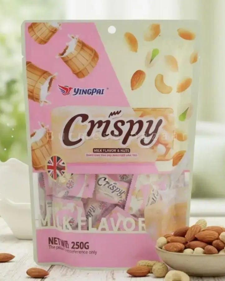 Picture of Crispy Milk Flavor & Nuts 250g – Creamy Nutty Snack 