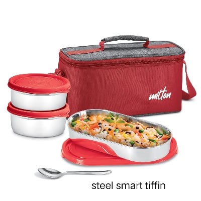 Picture of Milton Steel Smart Tiffin Multicolor