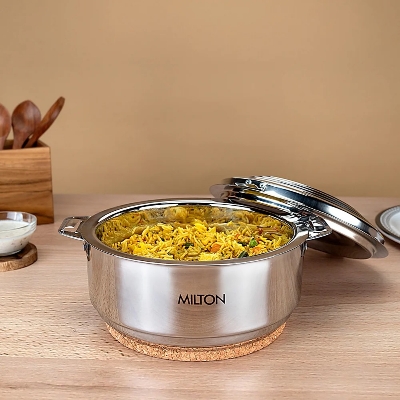 Picture of Milton Galaxia Stainless Steel Casserole 1500ML Multicolor