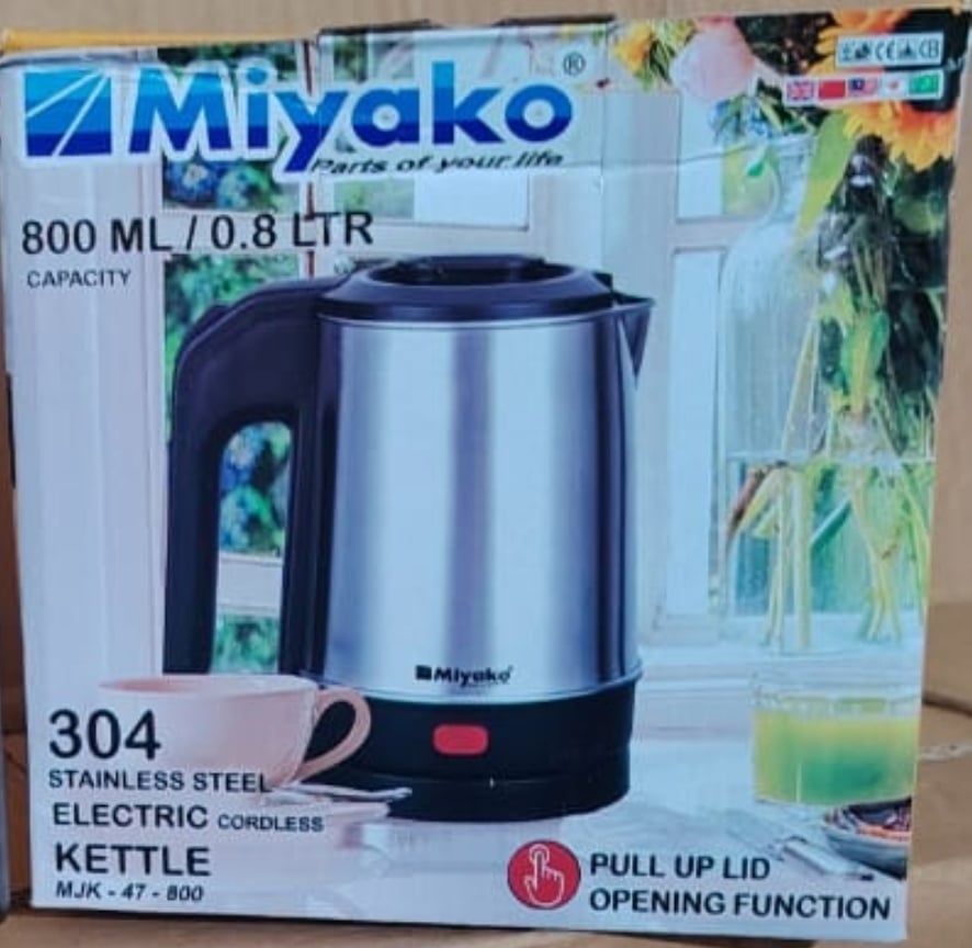 Picture of 800ML Miyako electric kettle MJK-47-800 Multicolor