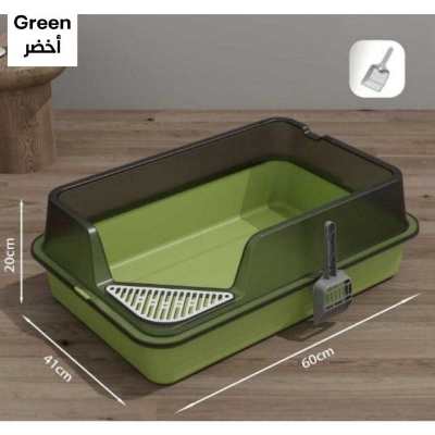Picture of 60x41x20CM Cat Litter Box with Scoop Multicolor,3 kg