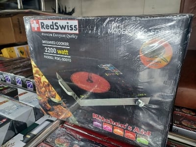 Picture of RedSwiss 2200WATT Infrared Cooker RSIC-SD010 ALL POT SUPPORT Mixed