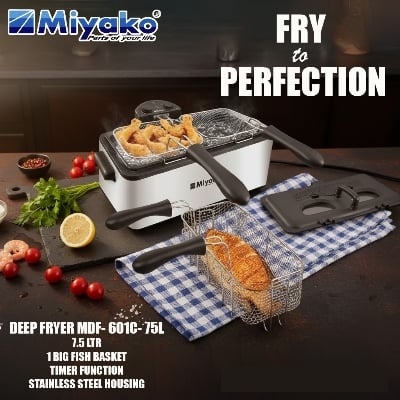 Picture of 7.5 Liter Miyako Deep Fryer MDF-601C-75L Multicolor
