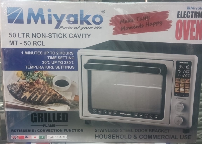 Picture of Miyako MT-50 RCL Double Glass Electric Oven 50 Liter 