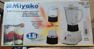 Picture of Miyako Blender with juicer Filter | Capacity : 1.6 Litre | Model : 408 B 