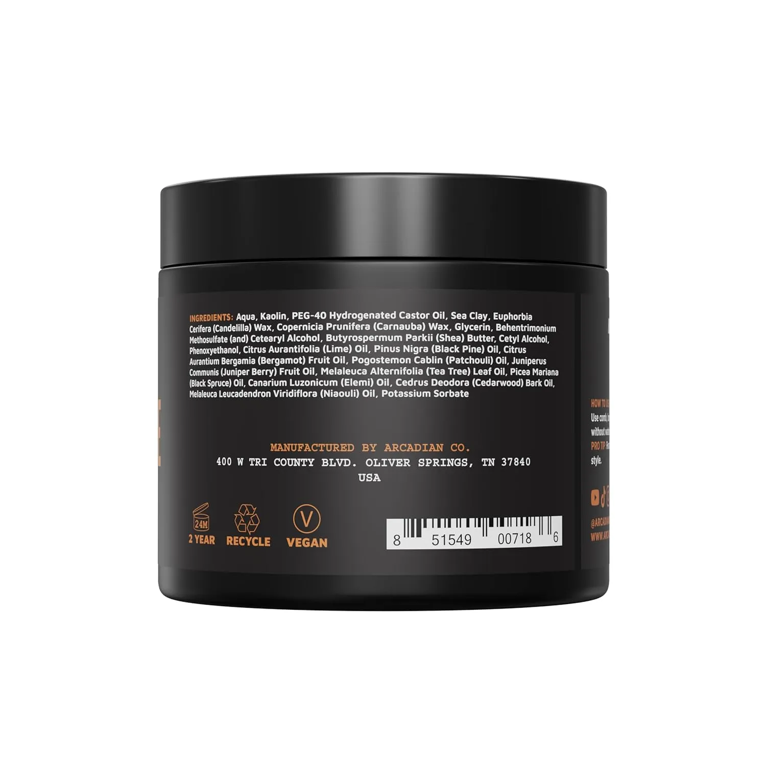 Picture of Arcadian Clay Pomade-57GM