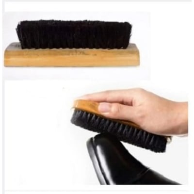Picture of Shoe polish Brush Wooden- Colour Black