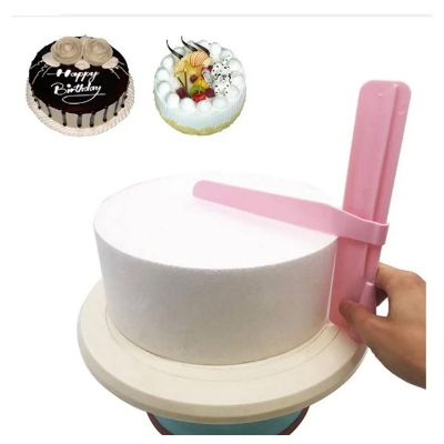 Picture of Adjustable Height Cake Smoother Cream Scraper Spatula Baking Cake Surface Smoother Tool -Multicolor