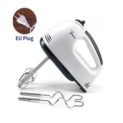 Picture of Professional Electric Egg Beater 7 Speed Controller cake cream and hand Mixer -White