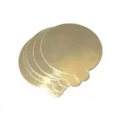 Picture of 7.5 Inches Round Tiered Cake Boards- 5pcs -Gold