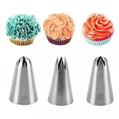 Picture of Stainless Steel 3 pieces Nozzle- 1M,2D,2F -Silver