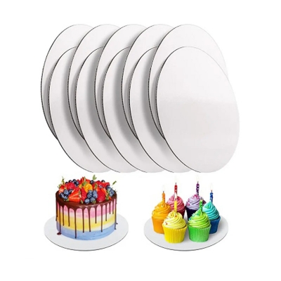 Picture of Round Cake Board White 10 pcs 10 Inches -White
