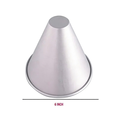 Picture of 6 inch height doll cake mould -Silver