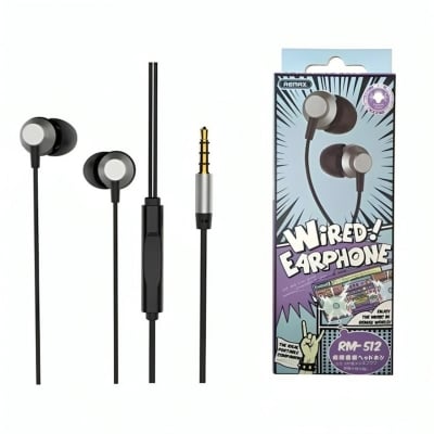 Picture of Remax RM‑512 Wired Earphones – 3.5mm - Multicolor