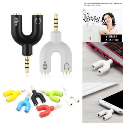 Picture of Music Listening Dual Splitter 3.5mm Audio Converter - Multicolor