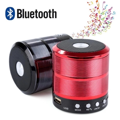 Picture of Wireless Mini Bluetooth Speaker Portable Stereo Music -(WS 887) - Multicolor