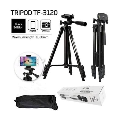 Picture of Aluminum Alloy Tripod For Camera And Mobile - Silver And Black - Multicolor