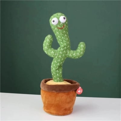 Picture of Dancing Cactus Plush Talking, Singing & Lighting Toy - Multicolor