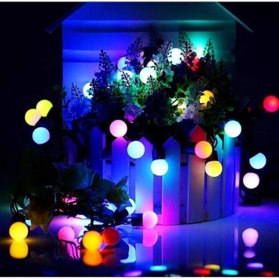 Picture of LED Ball Shaped String Fairy Lights Multicolor - Multicolor