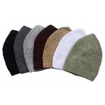 Picture of 3 pcs Prayer Caps Namaz Tupi Muslim - Cap For Men - Multicolor