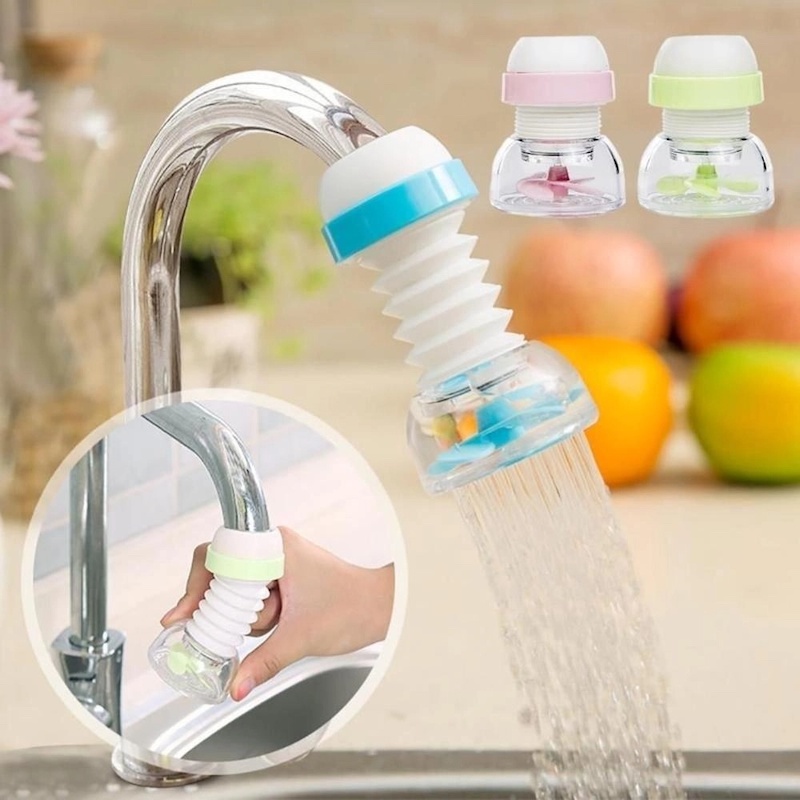 Picture of 360 Rotation Shower Tap Water Purifier Kitchen Faucet Filter-(Color As Per Stock) - Multicolor