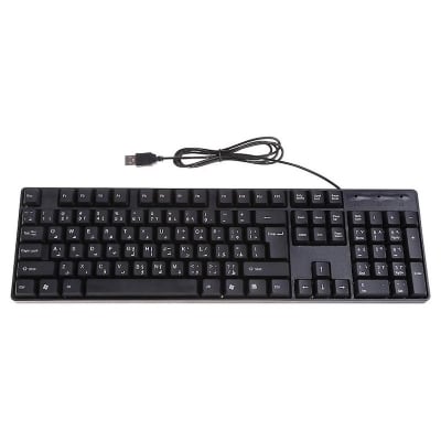 Picture of Desktop USB Keyboard -  Black - Black