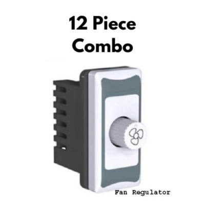 Picture of Fan Regulator Switch PIANO - GRAY Color(12 Piece Combo) - Multicolor