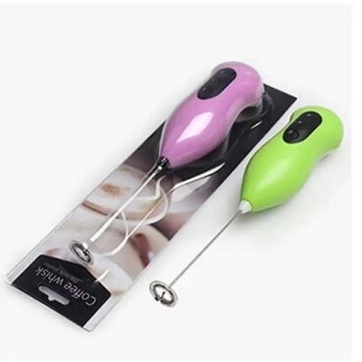 Picture of Electric Hand Mixer, Battery Operated Whisk Beater Foam Maker for Coffee, Egg Beater, Coffee Mixer, Frother, Foamer, Whisk Mixer, Cappuccino, Hot Chocolate, Drink Mixer - Coffee Maker - Multicolor