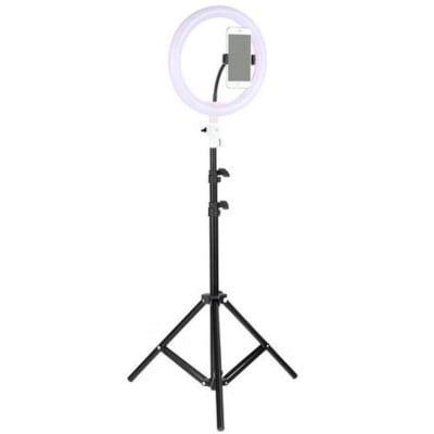 Picture of Ring Light Photo Studio Camera Makeup Ring Light Phone Video Live Light Lamp with Tripod for Smartphone Canon Nikon - Multicolor