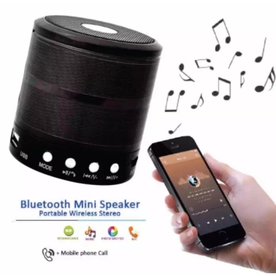 Picture of Wireless Mini Bluetooth Speaker Portable Stereo Music -(WS 887) - Multicolor