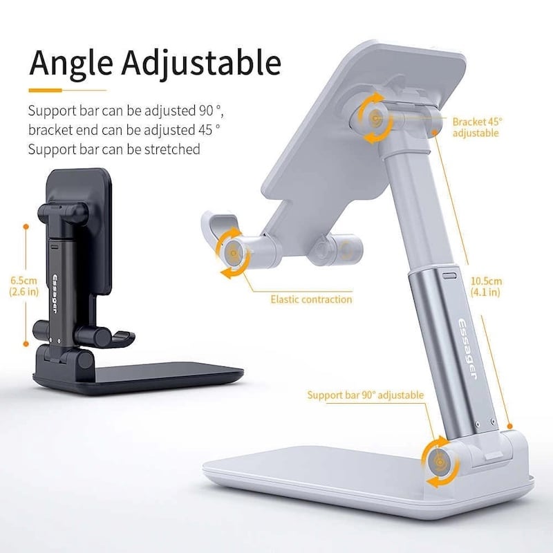 Picture of Folding Non-slip Silicone Multi-Angle Adjustable Sturdy Mobile Phone Holder - Mobile Stand