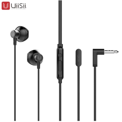 Picture of UiiSii HM12 Half in-Ear Headset Metal Bass Music Earphone Wired Headphones with Mic - Headphone - Ear Phone - Earphone - Multicolor
