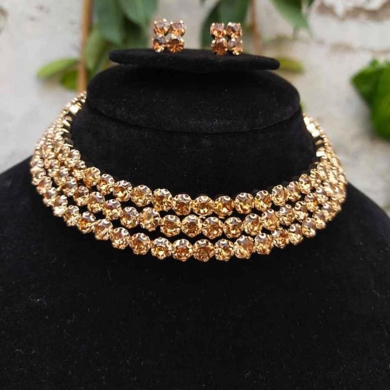 Picture of White Stone Jewelry Set For Women