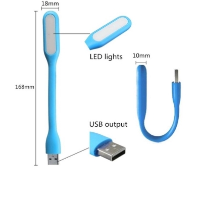 Picture of Mini USB Light Portable Flexible For Laptop Powerbank Desktop-1pcs - Multicolor