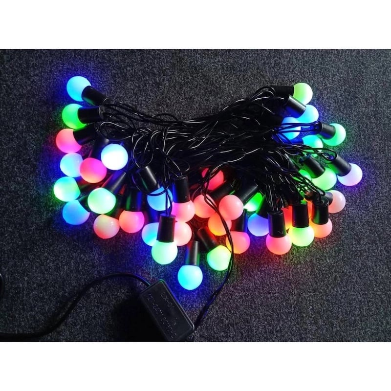 Picture of LED Ball Shaped String Fairy Lights Multicolor - Multicolor