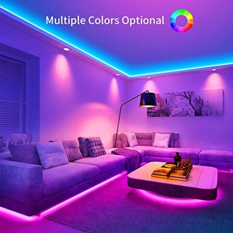 Picture of Waterproof RGB Remote Control LED Strip Light - Rgb Led Strip Light - Rgb Light - Multicolor