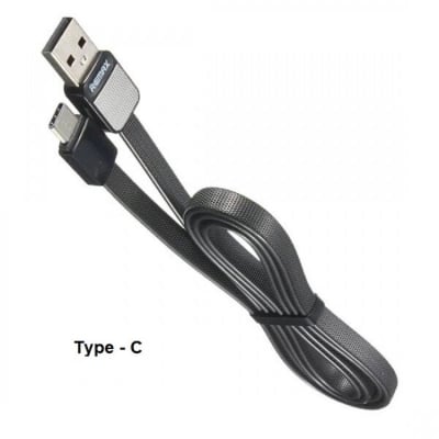 Picture of Remax Combo 2 in 1 Offer For Remax Rm 512 Earphone + Remax Type C Cable - Headphone - Ear Phone - Multicolor