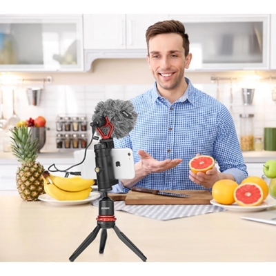Picture of BOYA BY-MM1 Cardioid Microphone Compact On-Camera Video Microphone - Multicolor