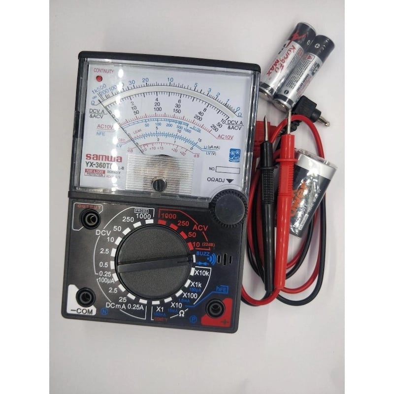 Picture of Analog Multimeter Samwa YX-360TR I Measure AC&DC voltage Tizara Electronics - Multicolor