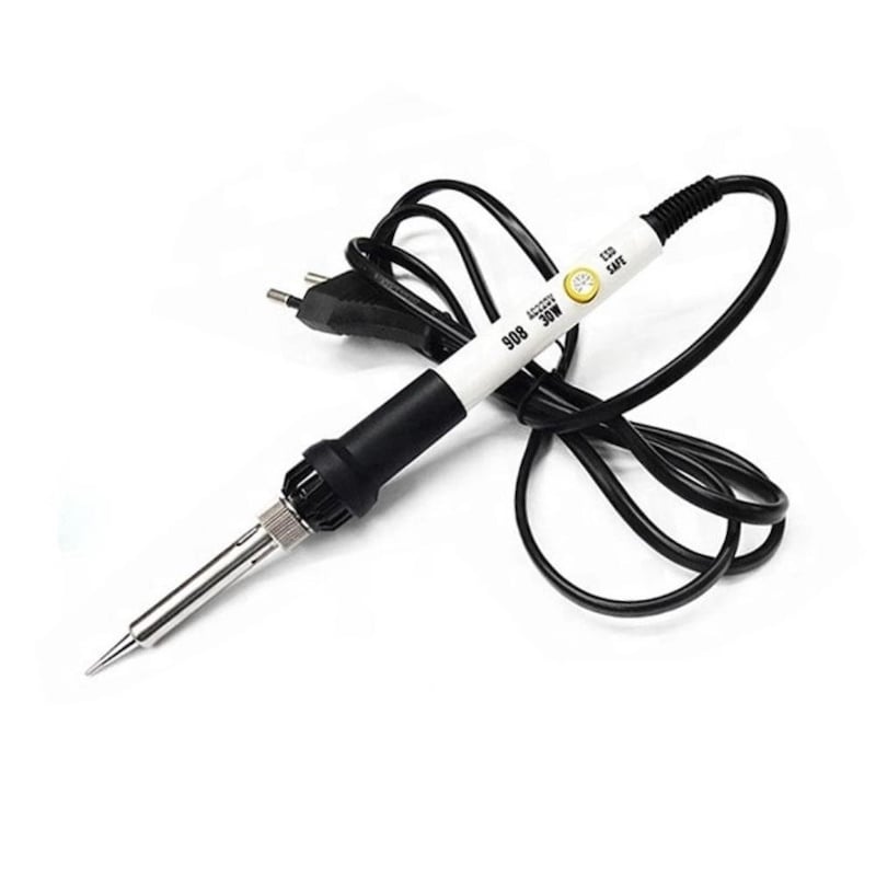 Picture of 60W Soldering Iron XCY 908 Adjustable 200-450 ° C of temperature control Hand Equipment with 2 Free Items with Higher Insulated - Multicolor