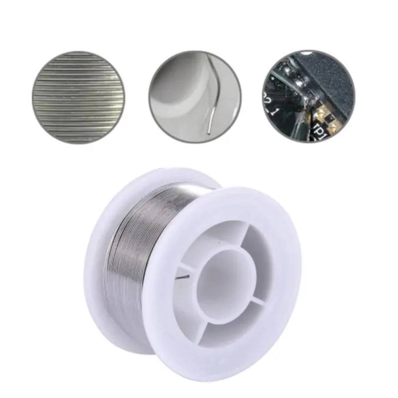 Picture of Welding Iron Wire Reel 0.8mm Rosin Core Flux Solder Wire Reel - Multicolor